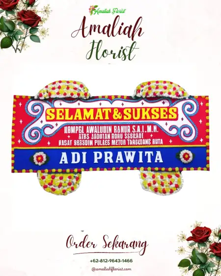 Papan Bunga Ucapan Selamat Ulak Aurstanding