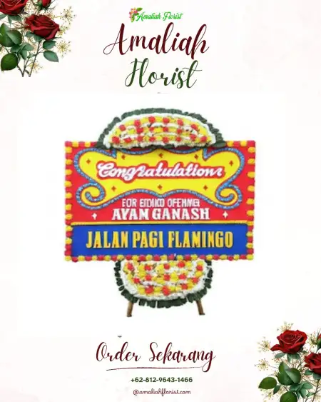 Sewa Papan Bunga Ulak Aurstanding